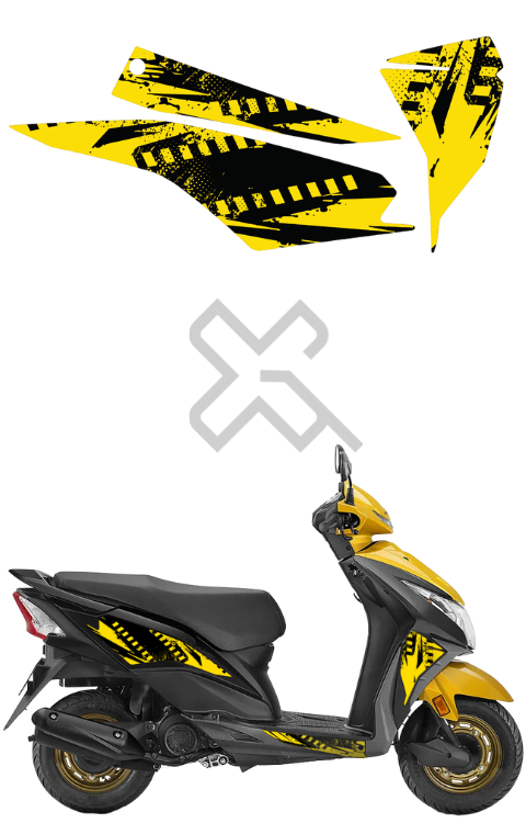 Dio Bs4 Half Body Sticker | Dio Bs4 Off Road Sticker